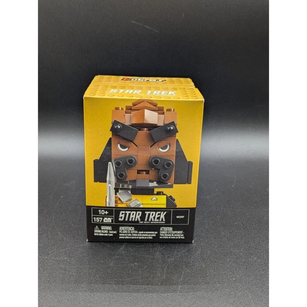 Kubros Mega Blox Star Trek Spock #16 & Worf #09 Sealed
